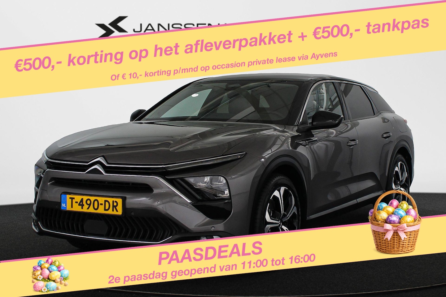 Citroën C5 X - 1.6 Plug-in Hybrid 225 Business Plus Leder Stoelverwarming Massage Camera Adaptive Cruise - AutoWereld.nl