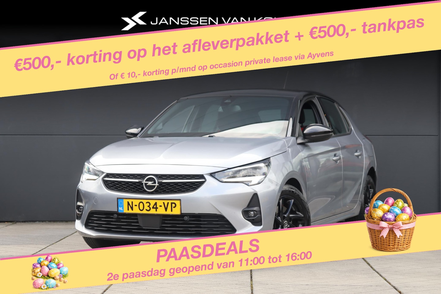 Opel Corsa - 1.2 GS Line 100PK / Climate Control / LED Koplampen / 16" LMW / CarPlay - AutoWereld.nl