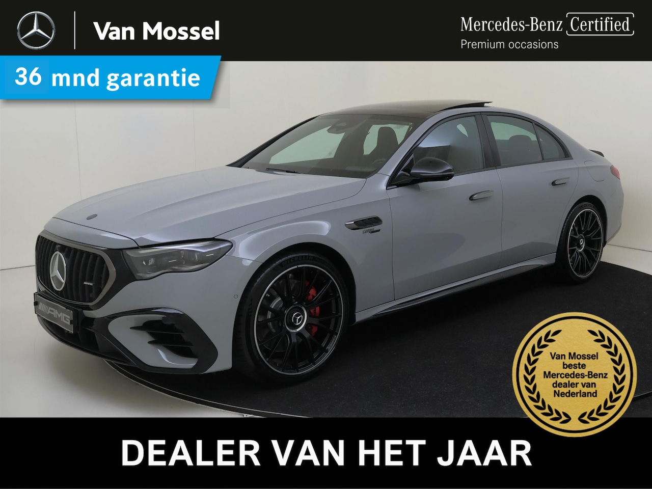 Mercedes-Benz E-klasse - AMG 53 4MATIC+ Night Edition Premium Plus /Panoramadak /AMG DYNAMIC PLUS /AMG Night-Paket - AutoWereld.nl