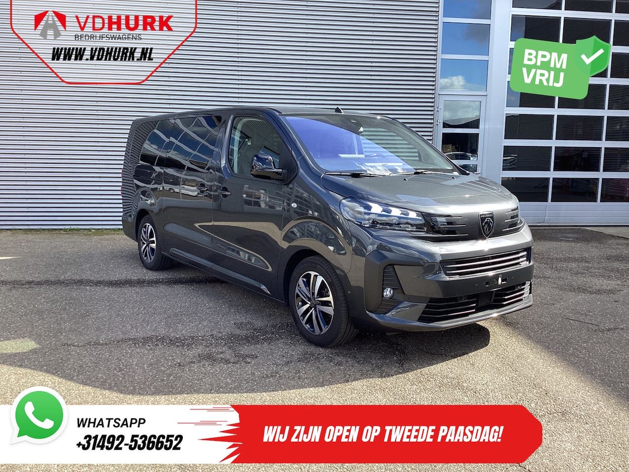 Peugeot e-Traveller - L3 75kWh 348 km WLTP LED/ Snellader/ Pano/ 8 pers/ Adapt.Cruise/ Leder/ 2x Elek.Schuif/ El - AutoWereld.nl
