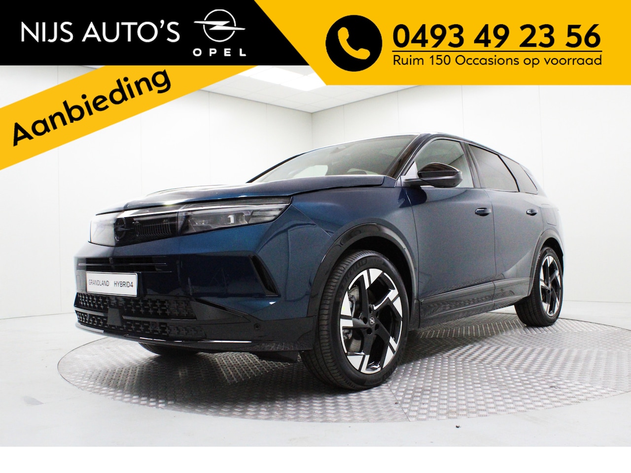 Opel Grandland - 1.6 Turbo Plug-in-Hybrid Ultimate | Adapt. Cruise | Panoramadak | Head-Up Display | Trekha - AutoWereld.nl