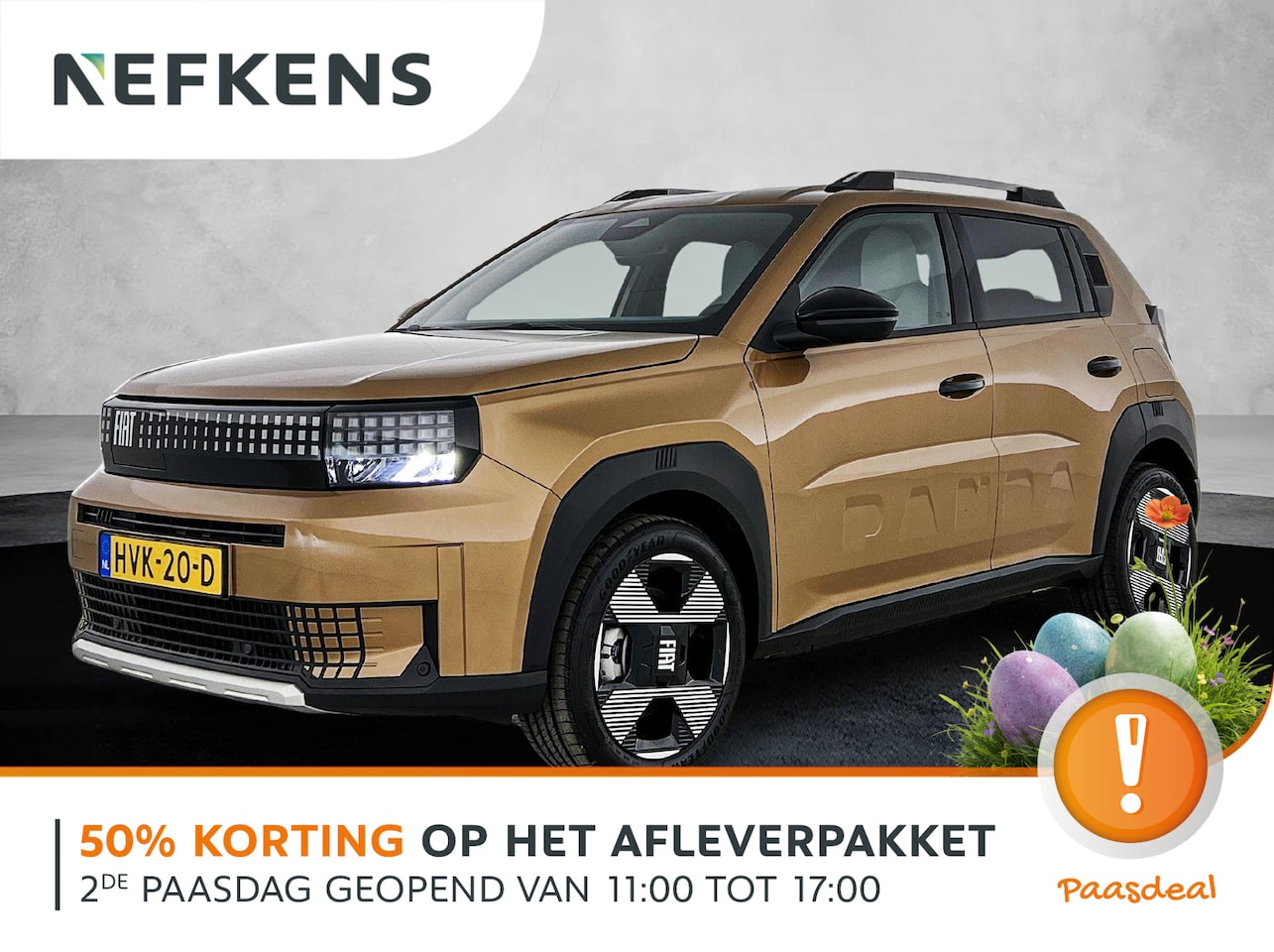 Fiat Grande Panda - La Prima 44 kWh 118pk Automaat | Navigatie | Camera | Stoel-/Stuurverwarming | LED Koplamp - AutoWereld.nl