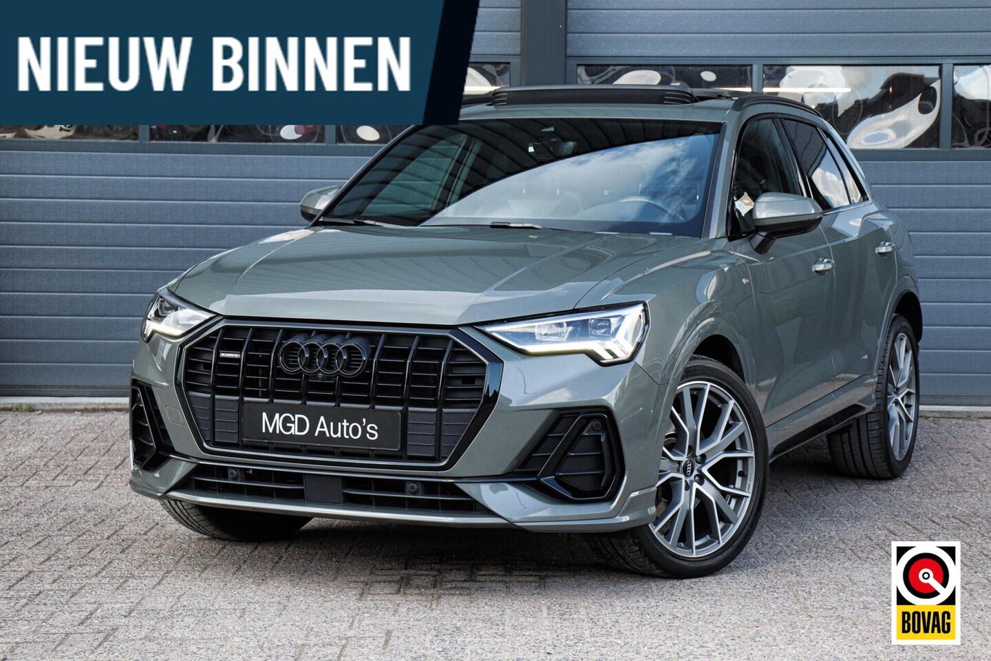 Audi Q3 - 45 TFSI Quattro 3x S-Line /LED/PANODAK/SFEERVERL./360 CAMERA/TREKHAAK/KEYLESS/STOELVERW./B - AutoWereld.nl