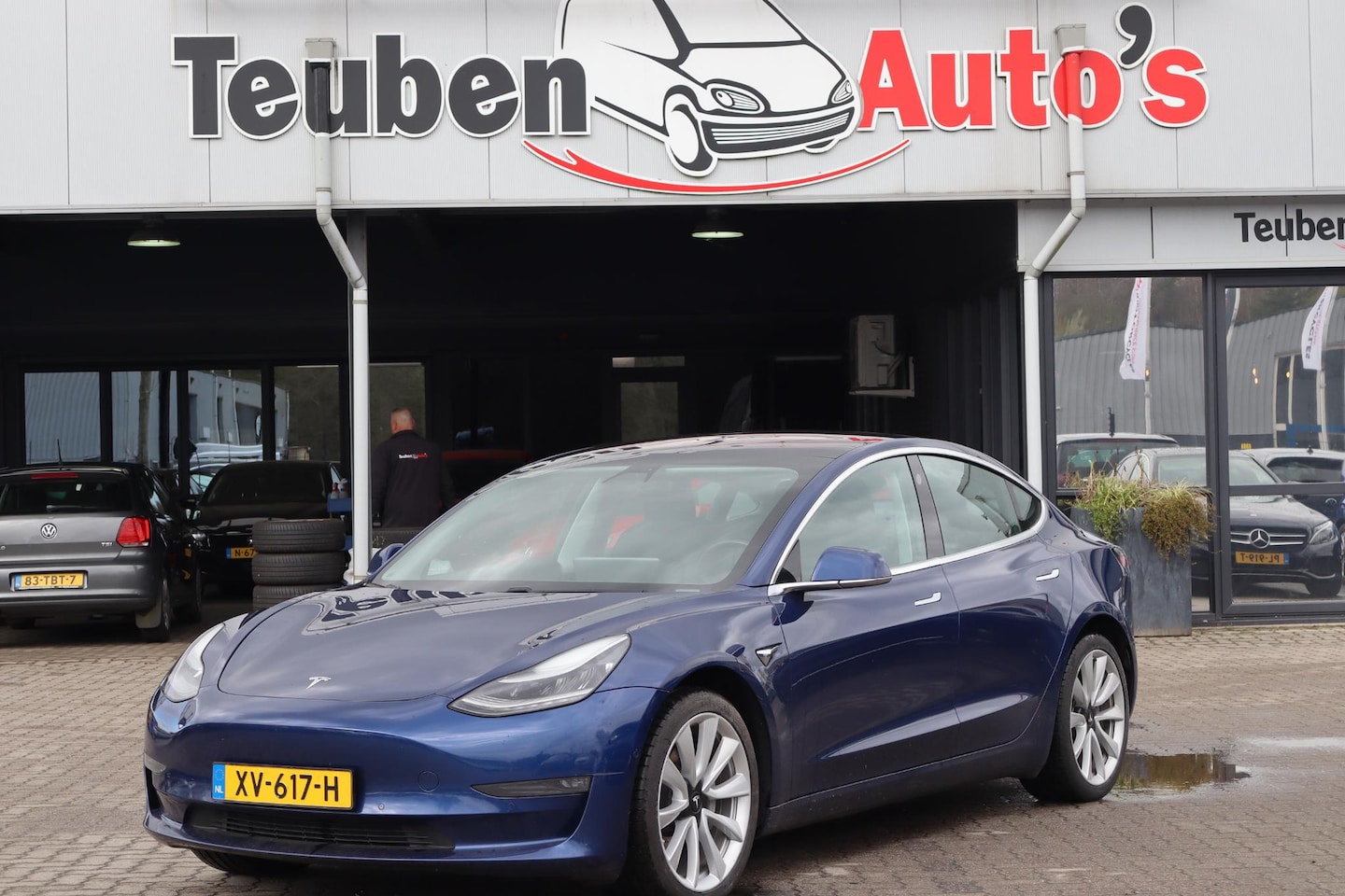 Tesla Model 3 - Long Range RWD Long Range AWD 75 kWh 86% SOH, Lederen interieur, Cruise control, Autopilot computer 3.0, - AutoWereld.nl