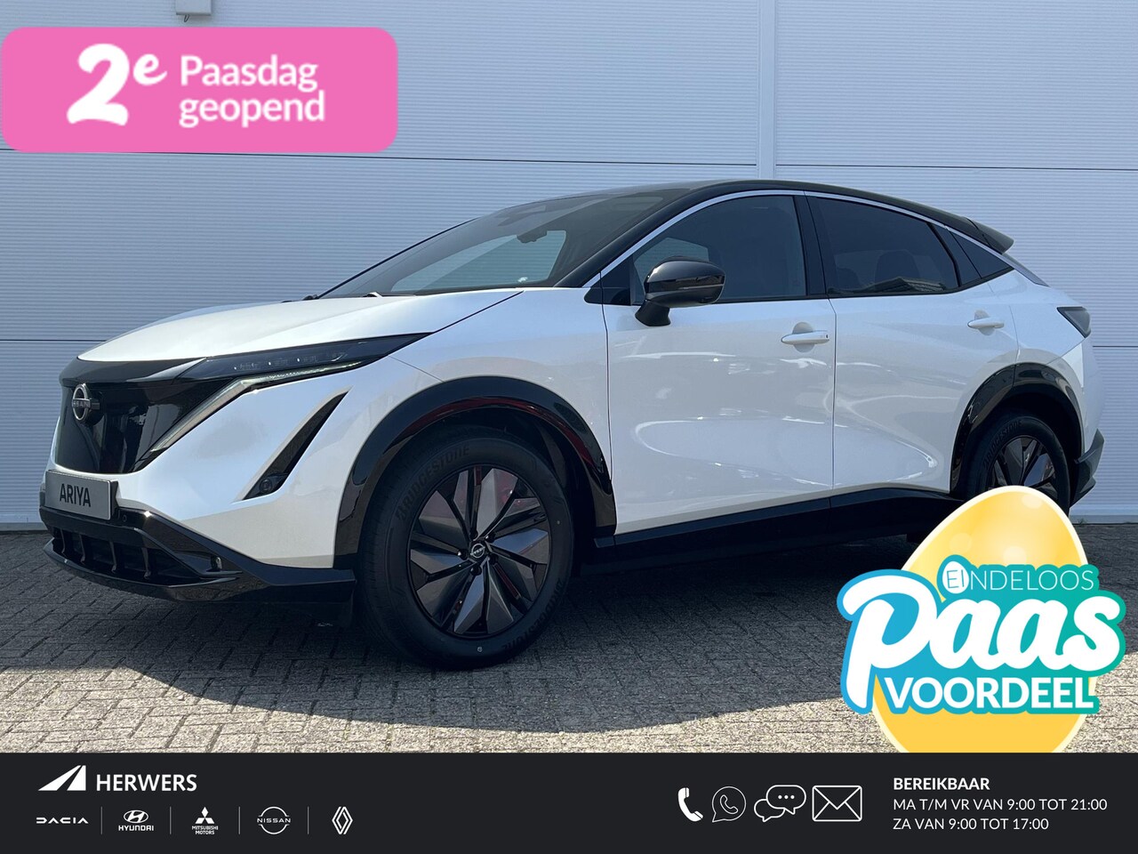 Nissan Ariya - Advance 91 kWh Vision Tech pakket /€ 3.750,- korting / Navigatie full map / Keyless Entry - AutoWereld.nl