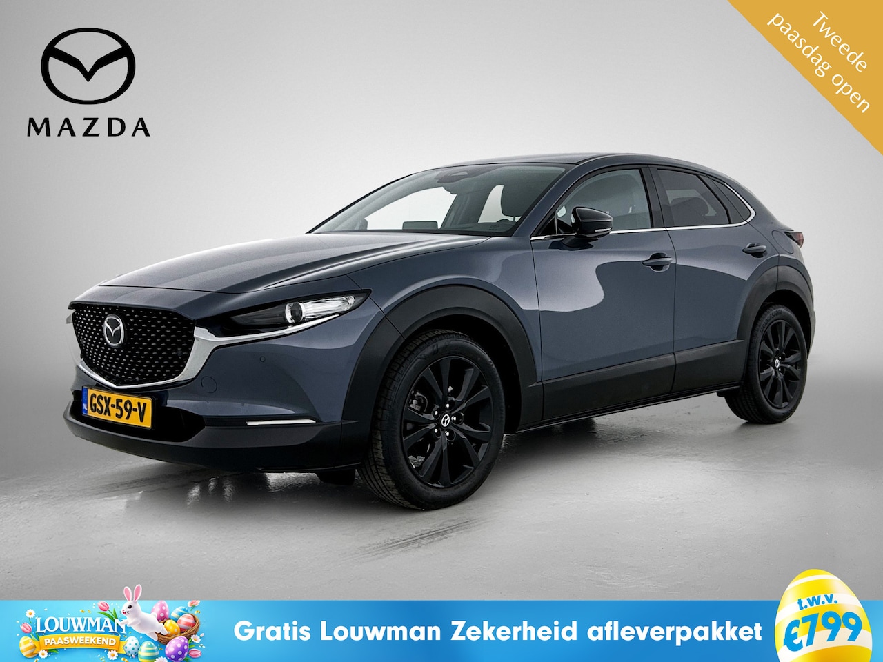 Mazda CX-30 - 2.0 e-SkyActiv-G M Hybrid Homura Mazda-paasweekend - AutoWereld.nl