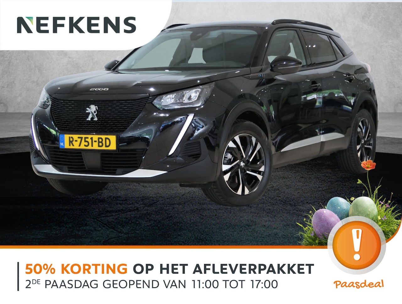 Peugeot e-2008 - Allure 50kWh 136pk Automaat | 4-seizoensbanden | Camera | Navigatie | Climate | Apple Carp - AutoWereld.nl