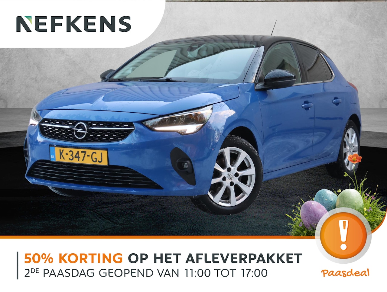 Opel Corsa - 100pk Elegance | 1ste eigenaar | LEER/Stof | Privacy Glass | LED lampen | AppleCarPlay/And - AutoWereld.nl