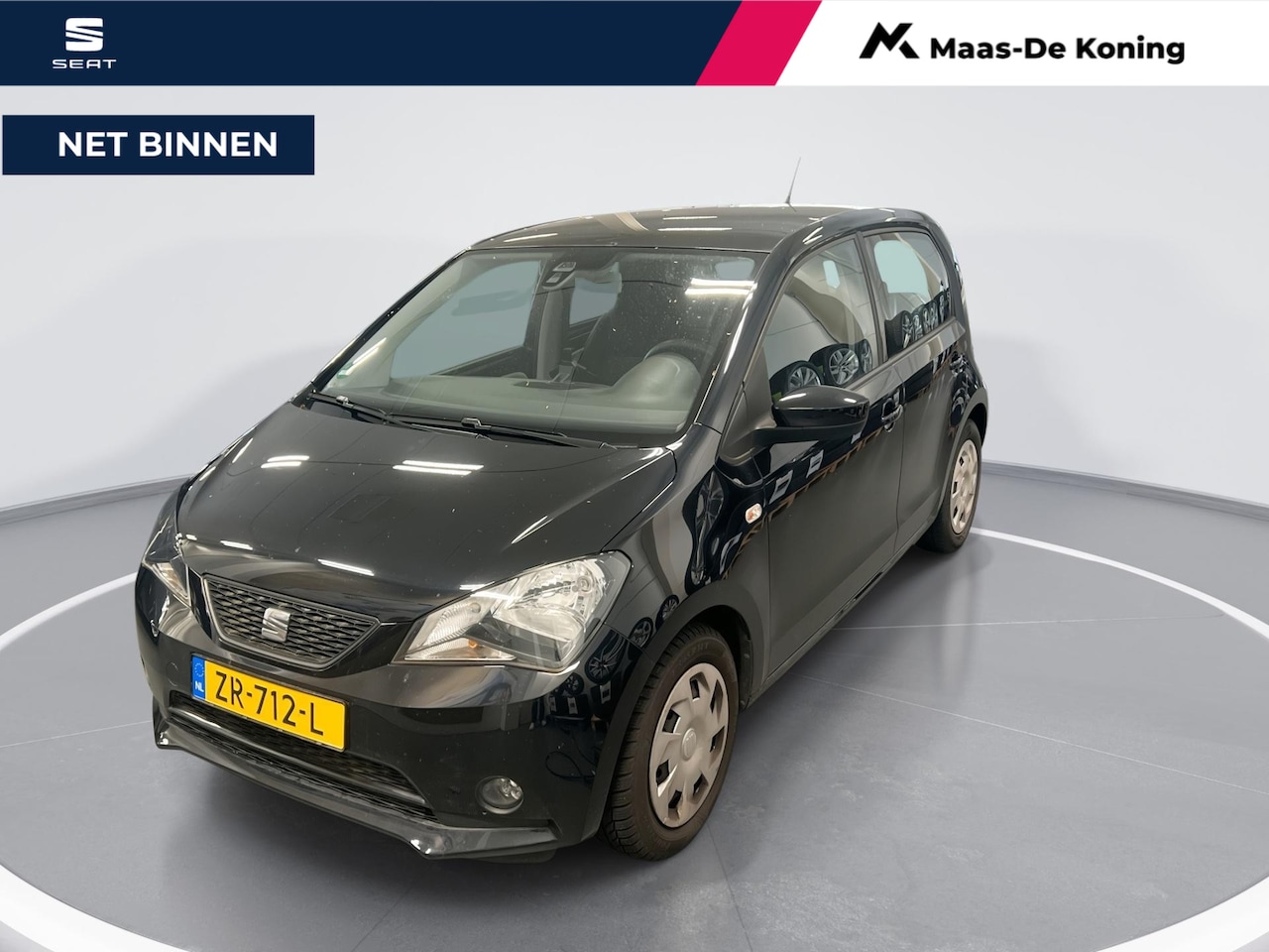SEAT Mii - 1.0 60pk Style Intense · Cruise Control · P-Sensoren · Airco · Radio · Bluetooth · 14'' In - AutoWereld.nl