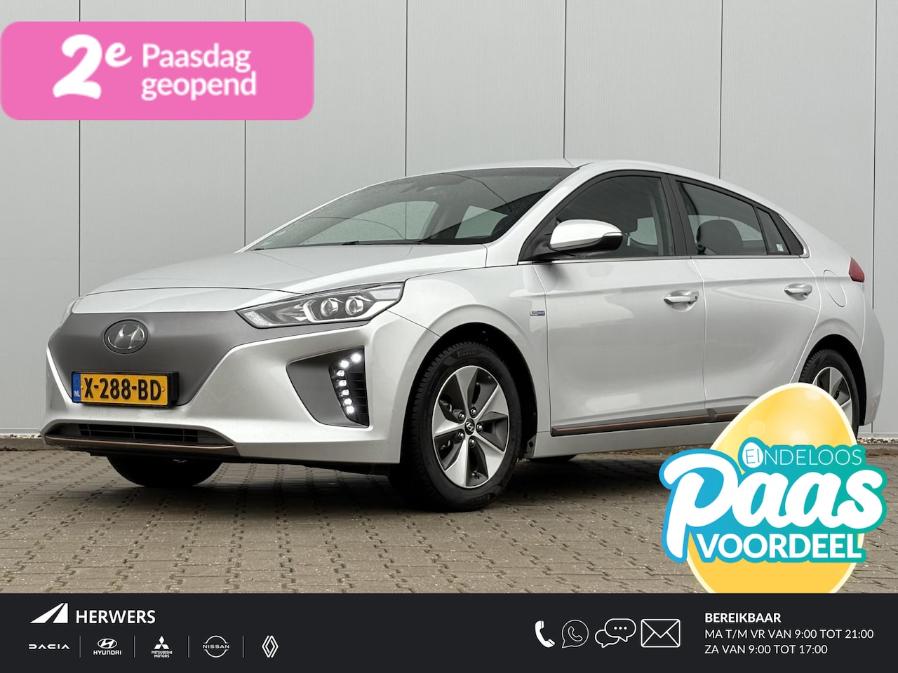 Hyundai IONIQ - Comfort EV / SOH 100% / Airco / Automaat / Stoelverwarming / All Season banden / Apple Car - AutoWereld.nl