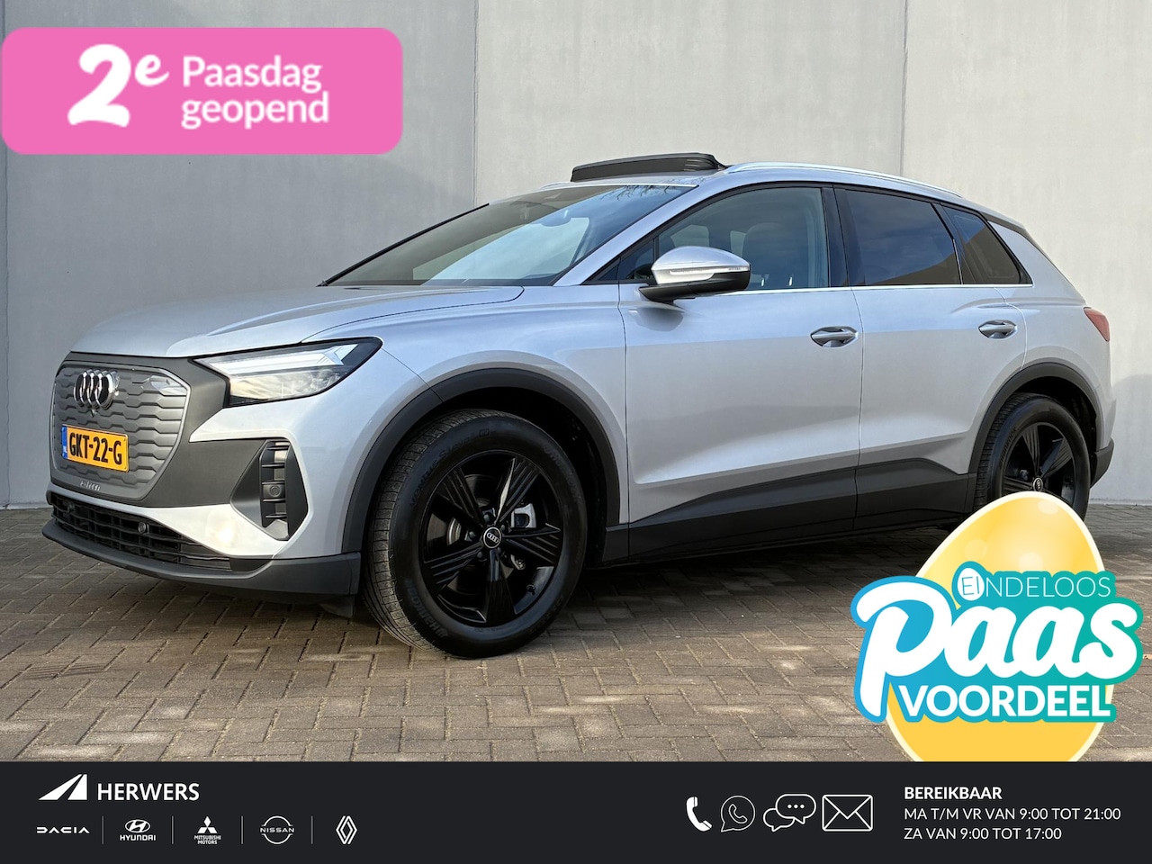 Audi Q4 e-tron - 45 quattro Edition 82 kWh / SOH 100% / Navigatie / Schuif-/Kantel dak / Apple Carplay/Andr - AutoWereld.nl