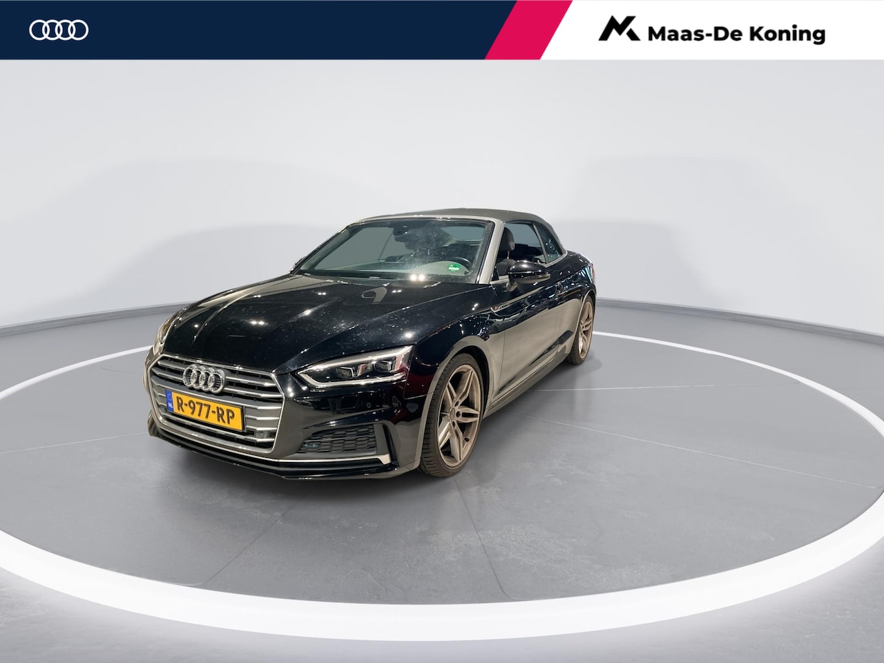 Audi A5 Cabriolet - 40 TFSI 190pk S-tronic Design Pro Line Plus · Camera · Navigatie · Alarm Klasse 3 · P-Sens - AutoWereld.nl