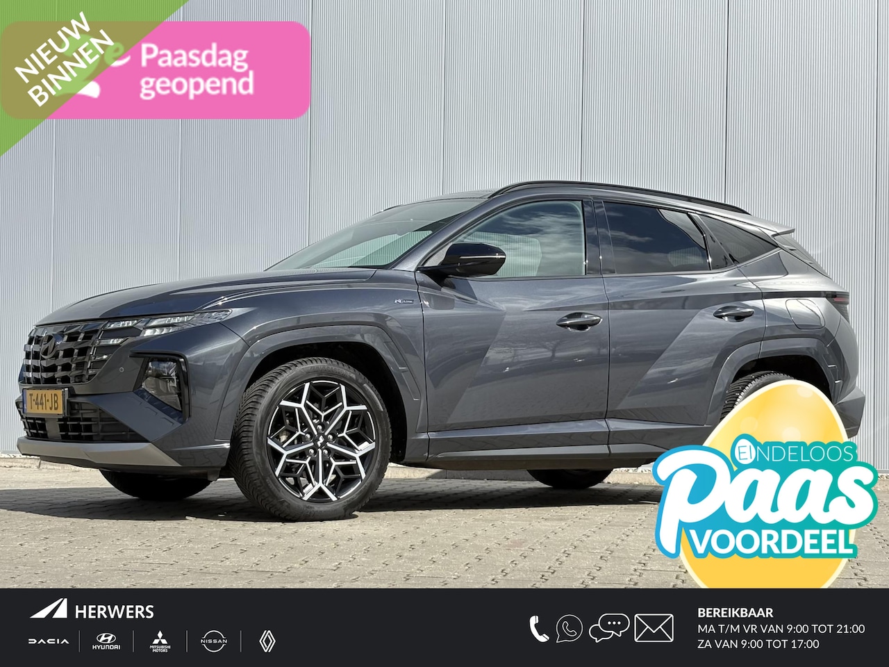 Hyundai Tucson - 1.6 T-GDI HEV Premium Sky / Elektrisch glazen panorama-dak / Apple CarPlay/Android Auto/ C - AutoWereld.nl