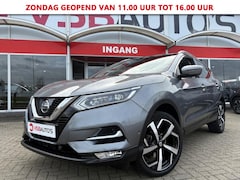 Nissan Qashqai - 1.6 DIG-T 163PK N-CONNECTA LED HALF-LEER NAVI PANO-DAK TREKHAAK CAMERA AIRCO