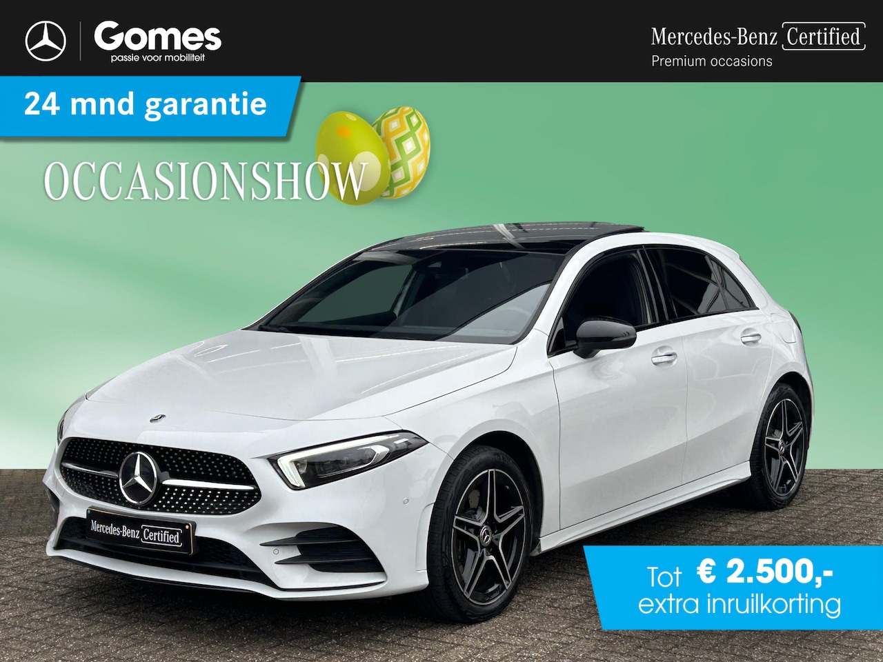 Mercedes-Benz A-klasse - 250 e AMG | Panoramadak | Sfeerverlichting - AutoWereld.nl