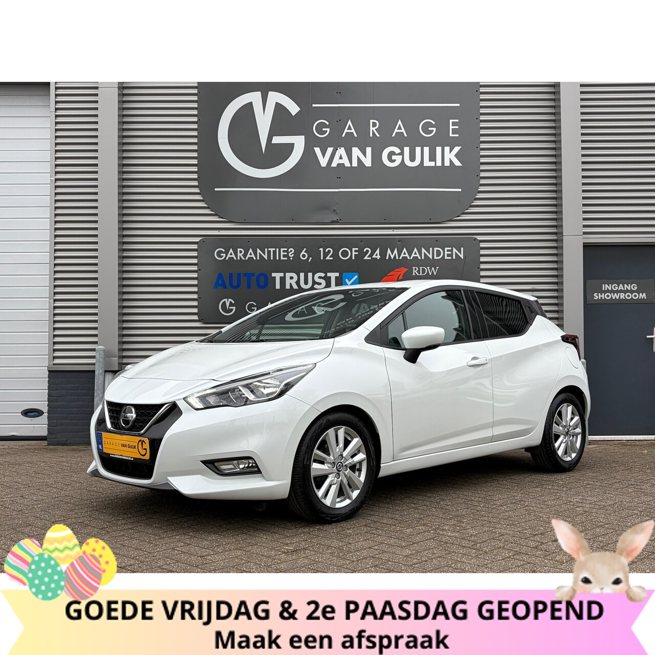 Nissan Micra - 1.0 IG-T 101PK Automaat,Navi,Airco,Cruise,Isofix,Bluetooth,Camera,ElektrRamen+Spiegels,Sto - AutoWereld.nl