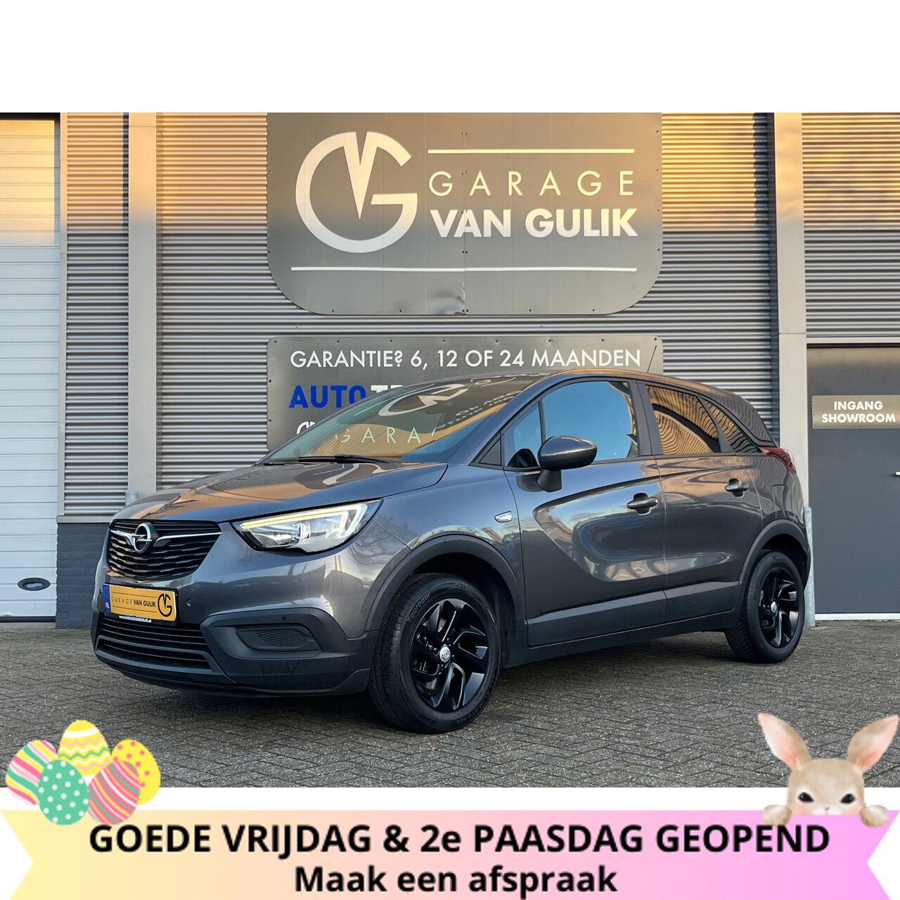 Opel Crossland X - 1.2 131PK Automaat,Navi,Clima,Cruise,Isofix,Carplay,Stoel+StuurVerwarming,ElektrRamen+Spie - AutoWereld.nl