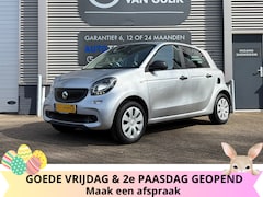 Smart Forfour - 1.0 71PK Pure Airco, CruiseControl, Leder, Isofix, Radio/CdSpeler, Start/Stop, Bluetooth,