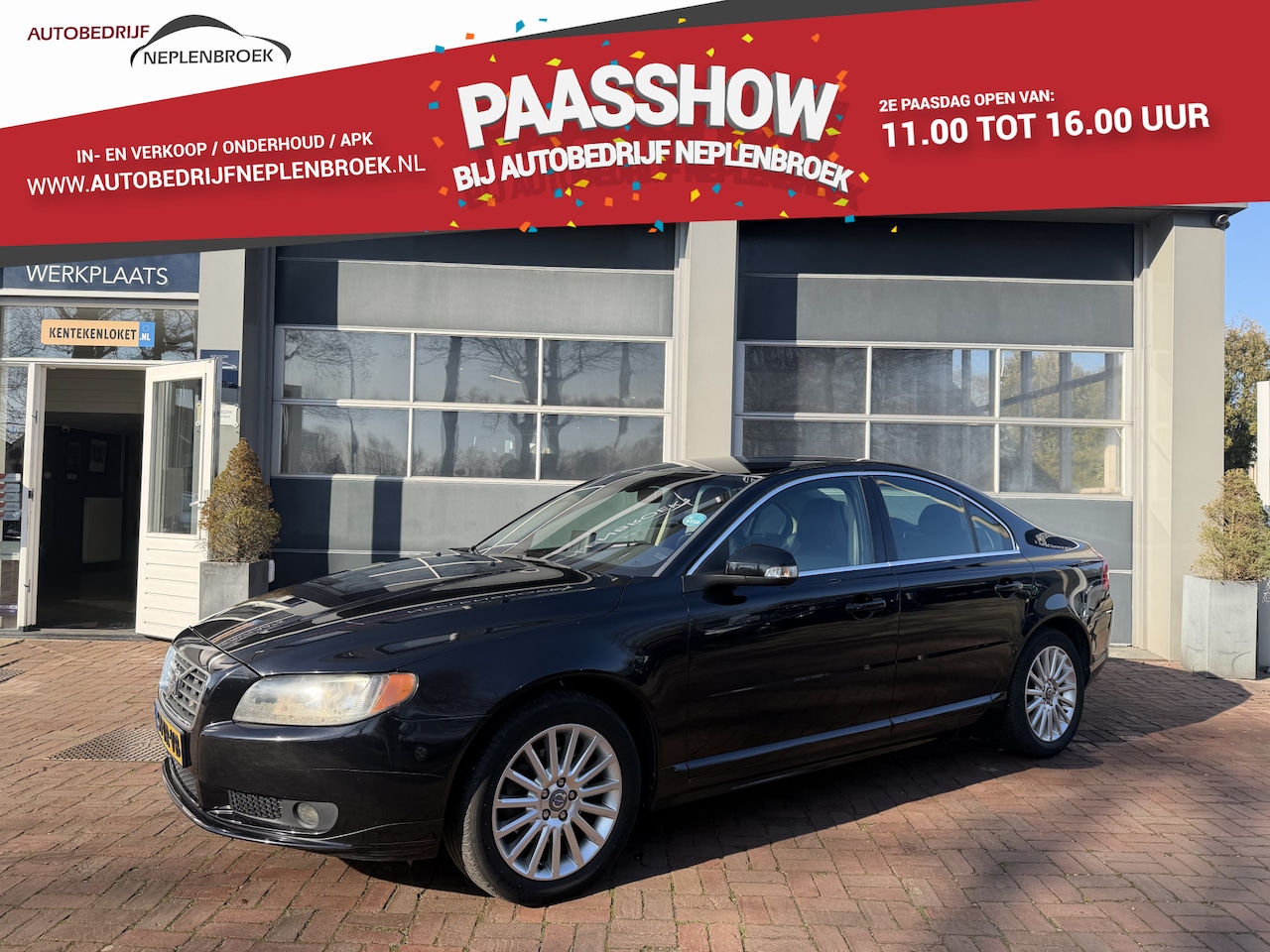 Volvo S80 - 3.2 Momentum Yongtimer Bj 2007 Leer,Navi,17Inch,Cruise Dealer onderhouden - AutoWereld.nl