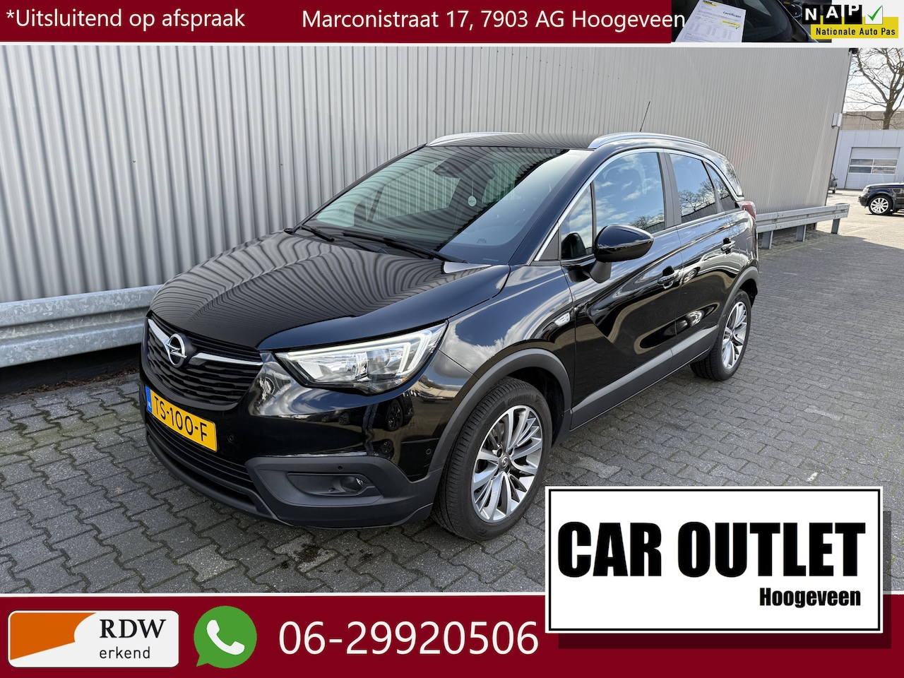 Opel Crossland X - 1.2 Turbo Online Edition 109Dkm NAP, Leer, LED Luxe --Inruil Mogelijk-- - AutoWereld.nl