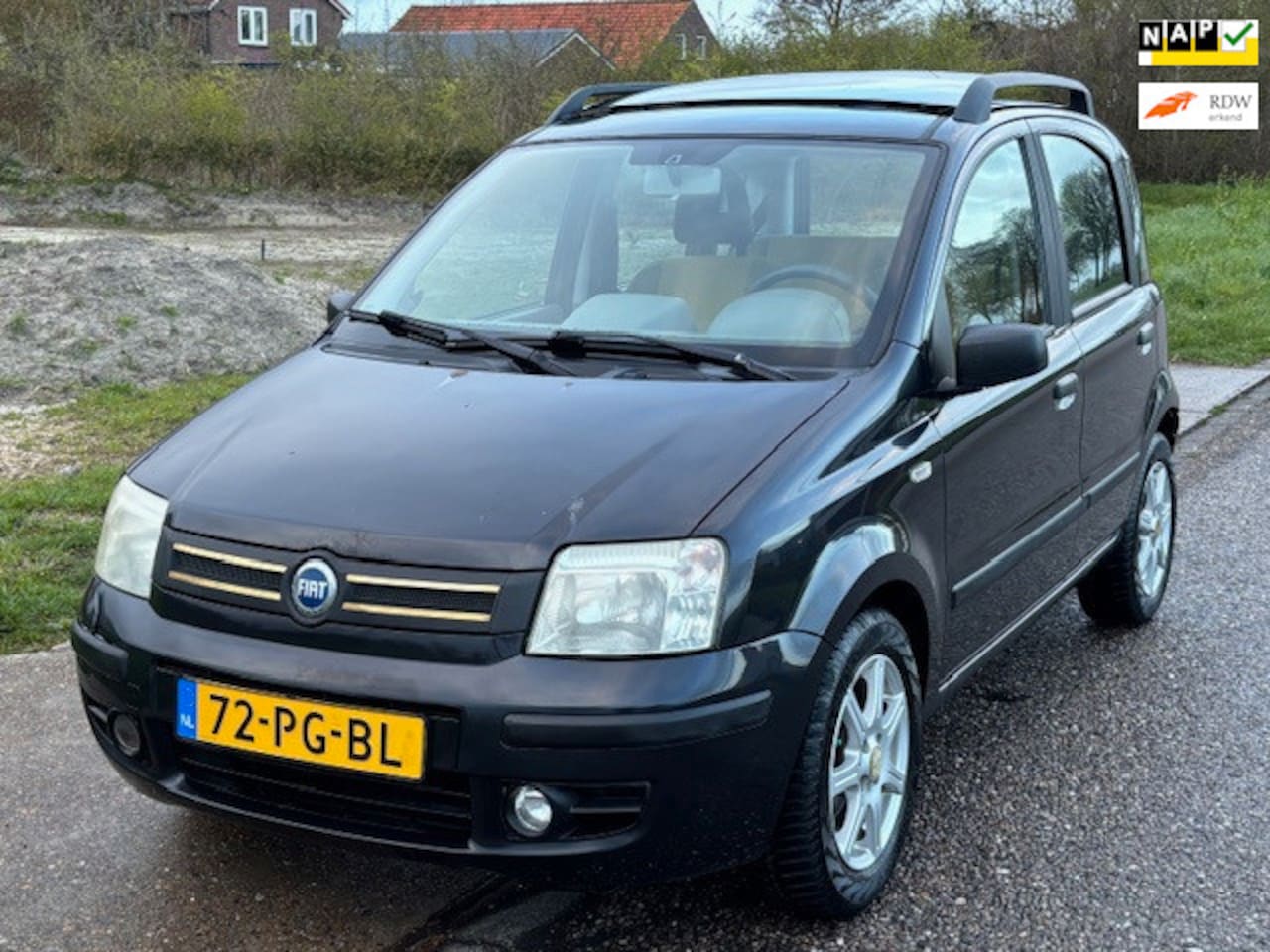 Fiat Panda - 1.2 Class Stuurbekrachtiging Audio/CD Electric pakket Dakrails Electr. Schuif-/kanteldak L - AutoWereld.nl
