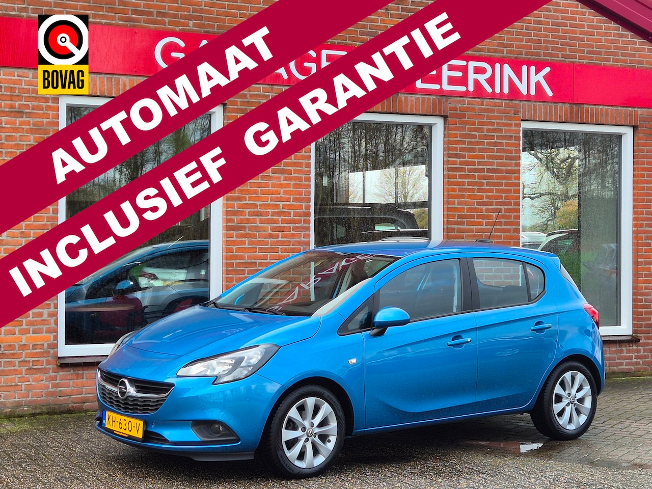 Opel Corsa - 1.4 Edition 90PK 5drs AUTOMAAT airco, cruise, carplay, lmv, pdc, trekhaak - AutoWereld.nl