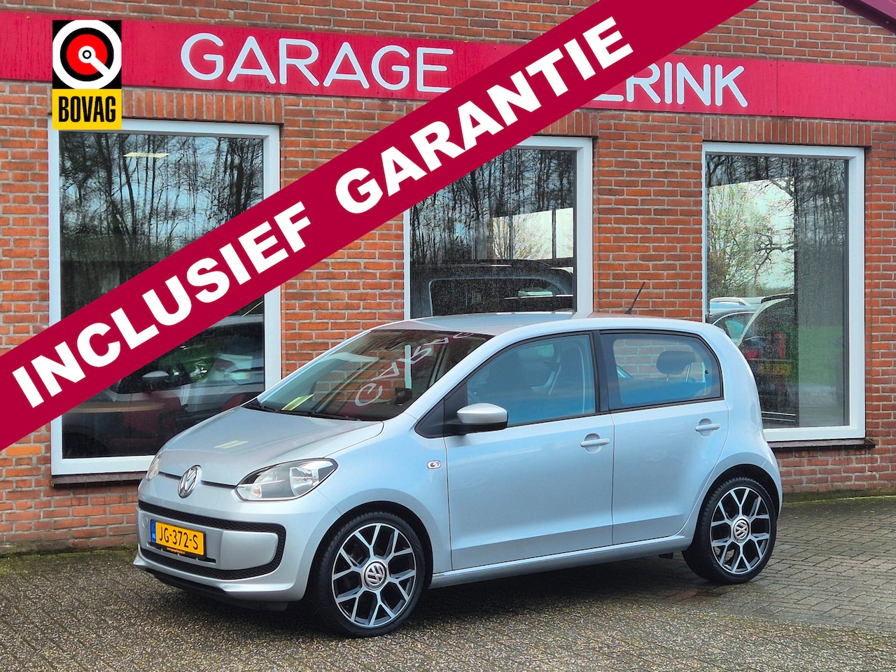 Volkswagen Up! - 1.0 move up! BlueMotion 60PK 5drs airco, navi, elektr.ramen, radio/cd - AutoWereld.nl