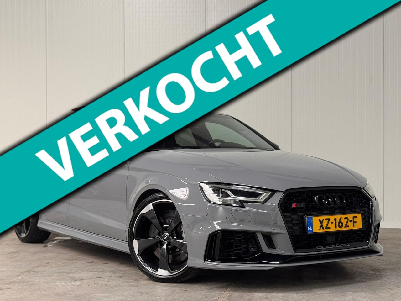 Audi A3 Limousine - 2.5 TFSI RS3 quattro KERAMISCH l DAZA l PANO l B&O l RS-ZETELS l KEYLESS l CAMERA l MAGNET - AutoWereld.nl