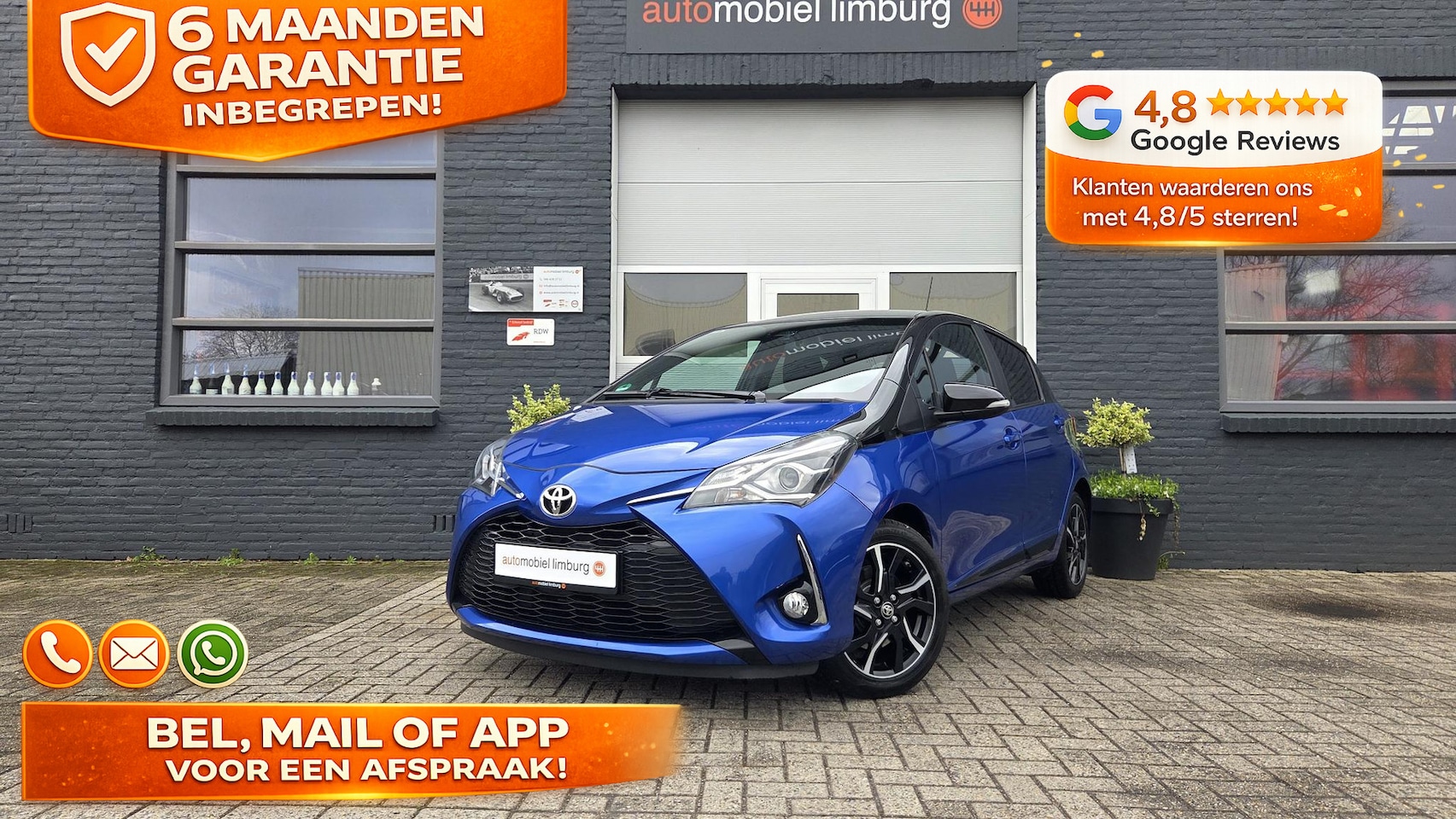 Toyota Yaris - 1.5 VVT-i Bi-Tone | CRUISE CONTROL | CAMERA | DEALER ONDERHOUDEN - AutoWereld.nl