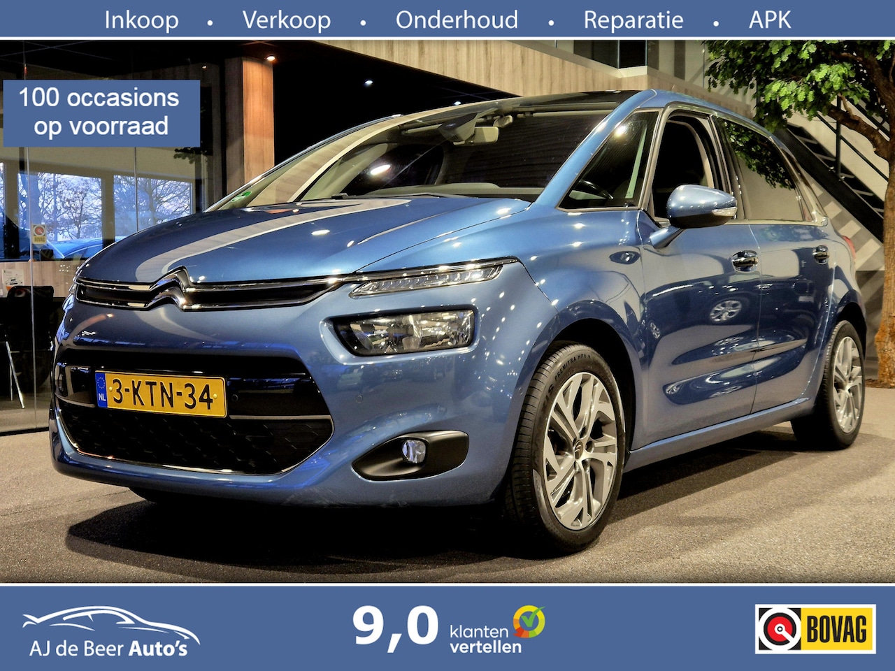 Citroën C4 Picasso - 1.6 TurboHP Intensive Navi | Camera | Trekhaak | LED - AutoWereld.nl