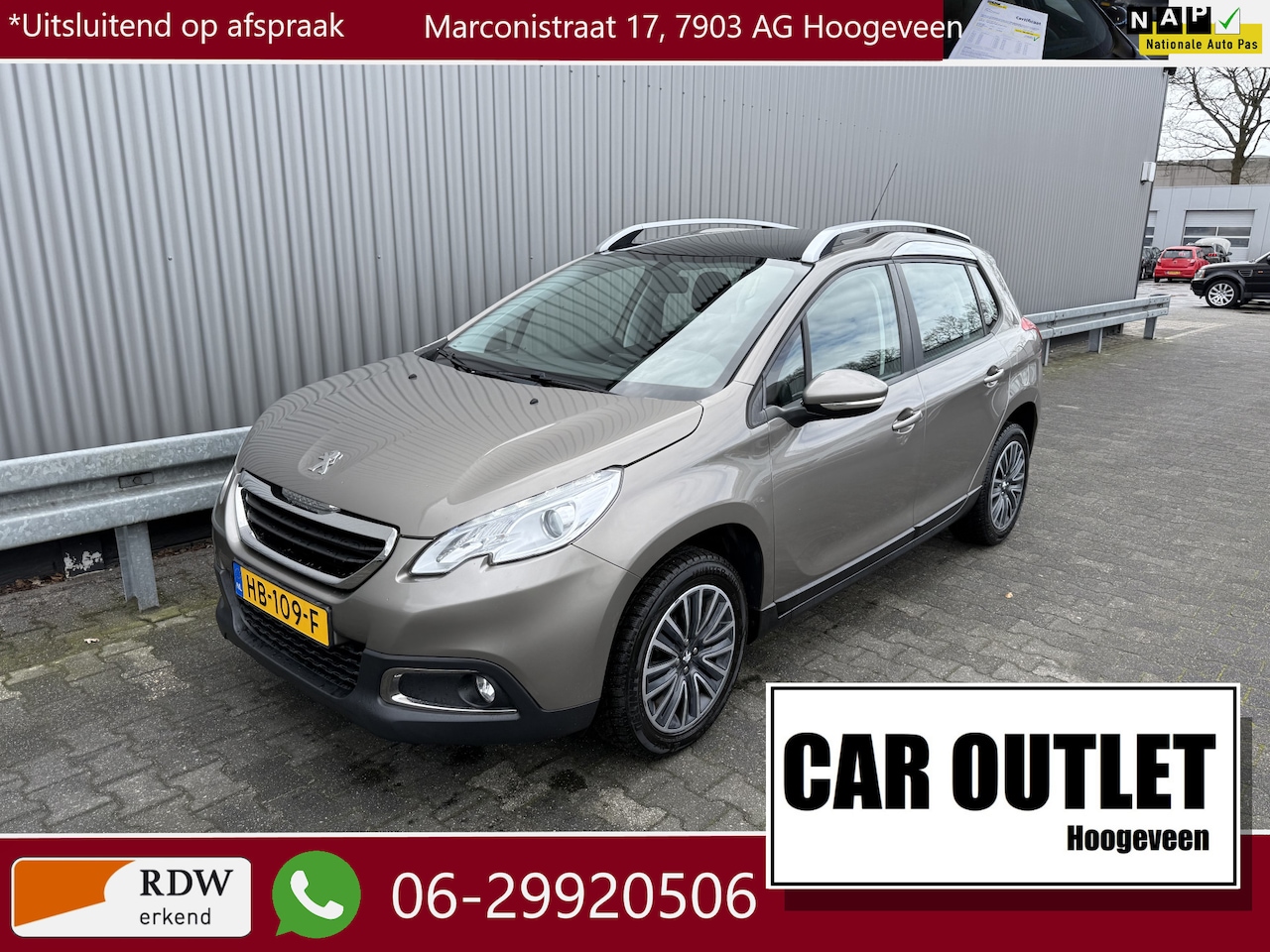 Peugeot 2008 - 1.2 PureTech Active 132Dkm NAP, AUTOMAAT, Navi, CC --Inruil Mogelijk-- - AutoWereld.nl