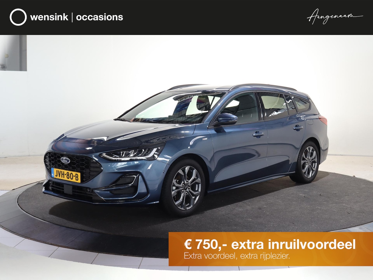 Ford Focus Wagon - 1.0 EcoBoost Hybrid ST Line X | Elekt. Wegklapbare Trekhaak | Winterpakket | Cruise Contro - AutoWereld.nl
