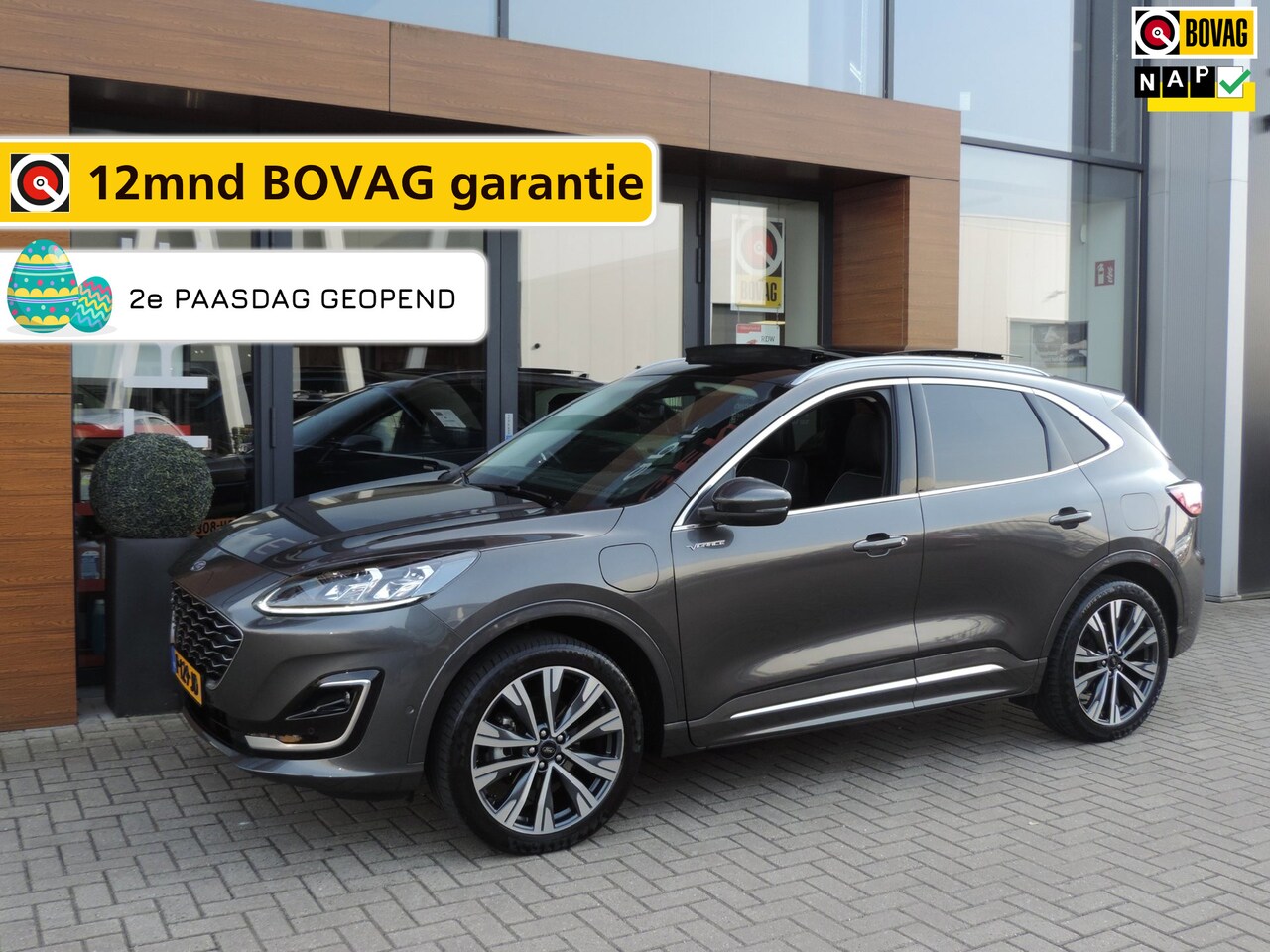 Ford Kuga - 2.5 PHEV Vignale 225PK 79.000km | NLauto | 1e Eig | Pano | ECC | Winterpack | Leer | 20” | - AutoWereld.nl