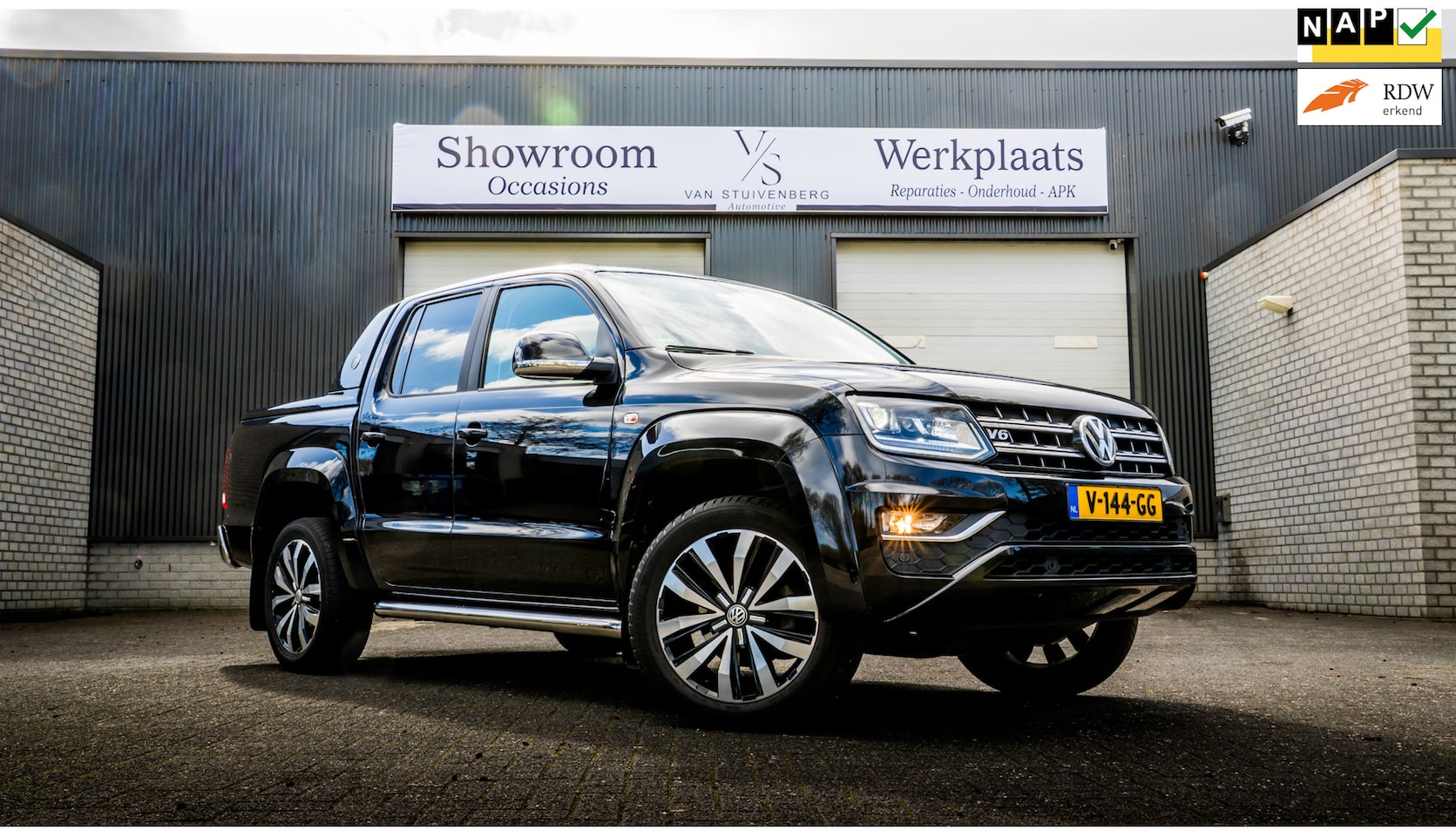 Volkswagen Amarok - 3.0 TDI 4Motion Plus Cab Highline AVENTURA LUCHT VERING - AutoWereld.nl