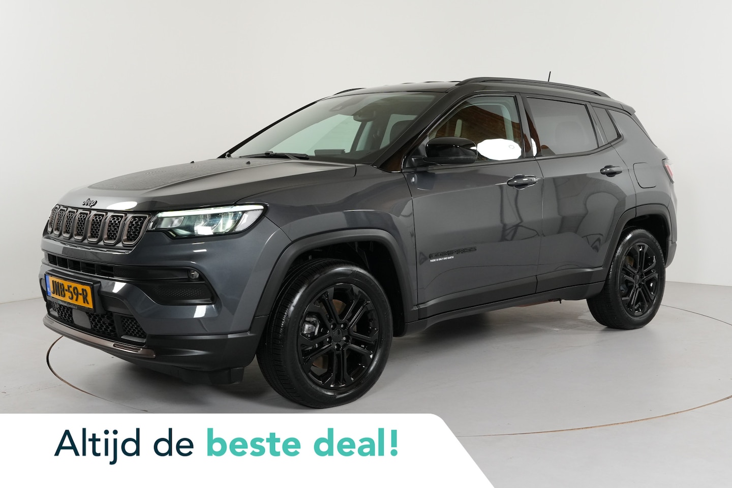 Jeep Compass - 4xe 240 pk PHEV Upland | Adap. Cruise | Stl. verw. | Camera | Carplay | Lane assist | El. - AutoWereld.nl