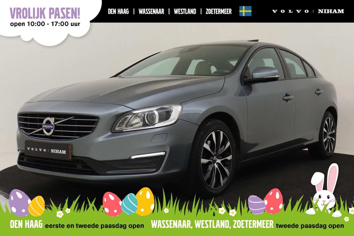 Volvo S60 - T4 (H) POLAR+ DYNAMIC -PANO.DAK|CAMERA|KEYLESS|ADAP.LED|STANDKACHEL|CRUISE|VERW.VOORRIUIT - AutoWereld.nl