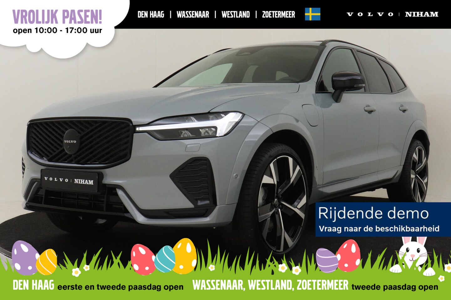 Volvo XC60 - II T6 PLUG-IN HYBRID AWD ULTRA BLACK EDITION -PANO.DAK|BOWERS&WILKINS|LUCHTVERING|HEAD-UP - AutoWereld.nl