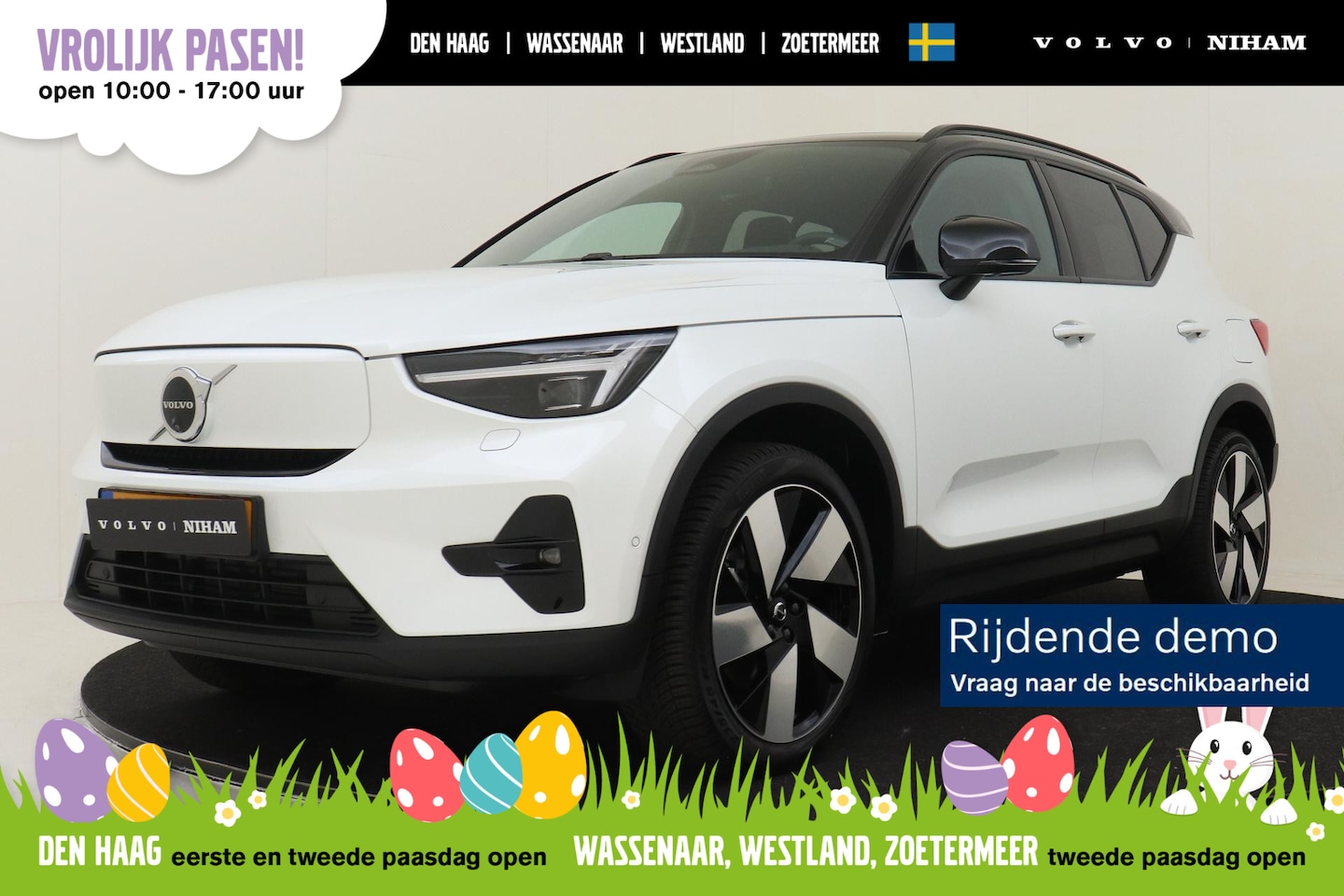 Volvo EX40 - SINGLE MOTOR EXTENDED RANGE ULTRA 82 kWh *FULL OPTIONS!* -PANO.DAK|PIXEL.LED|20"|HARMAN/KA - AutoWereld.nl