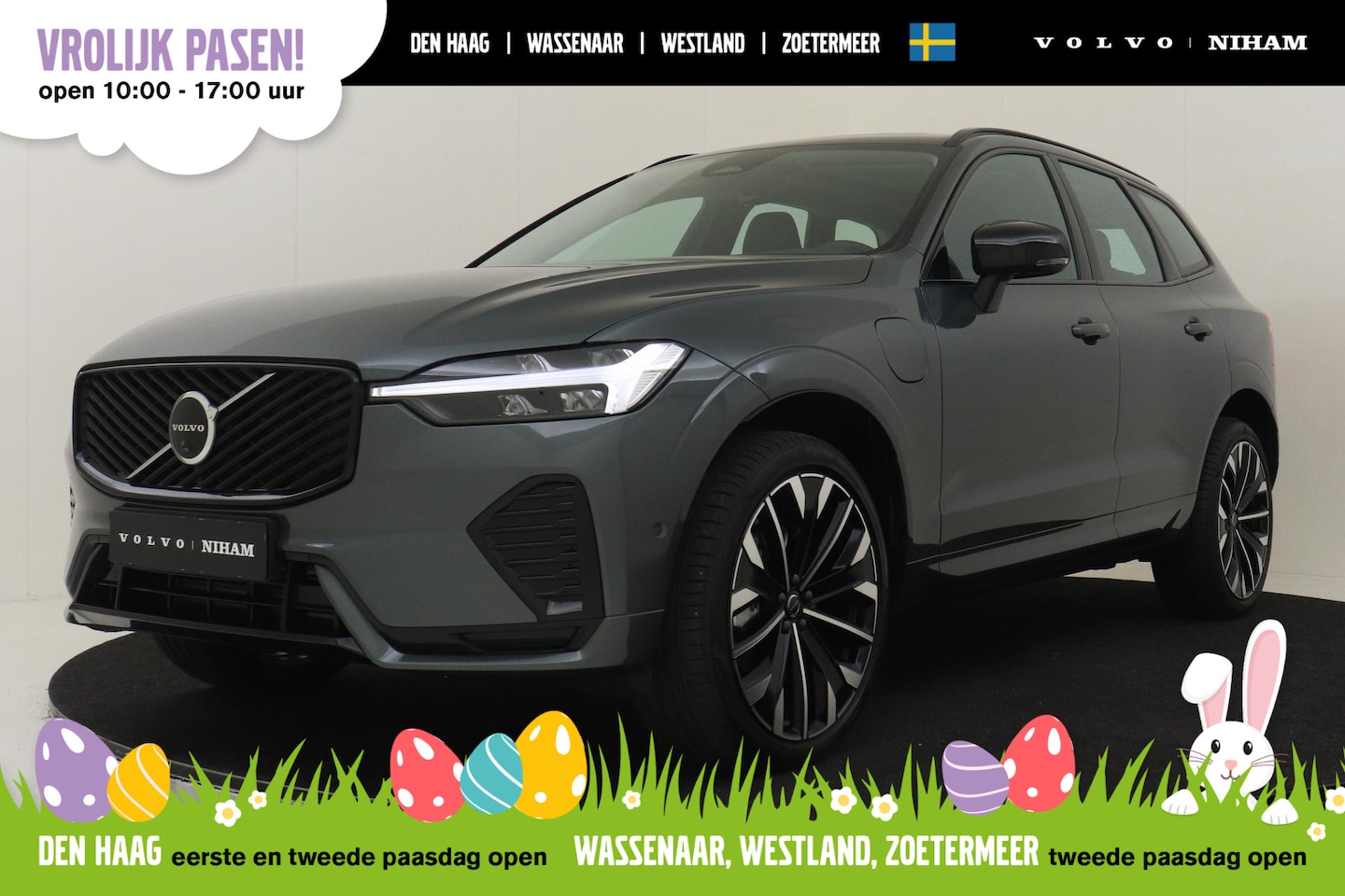 Volvo XC60 - T6 PLUG-IN HYBRID AWD PLUS DARK -PANO.DAK|HARMAN/KARDON|GEVENT.LEDER|360°CAM|HEAD-UP DISP. - AutoWereld.nl
