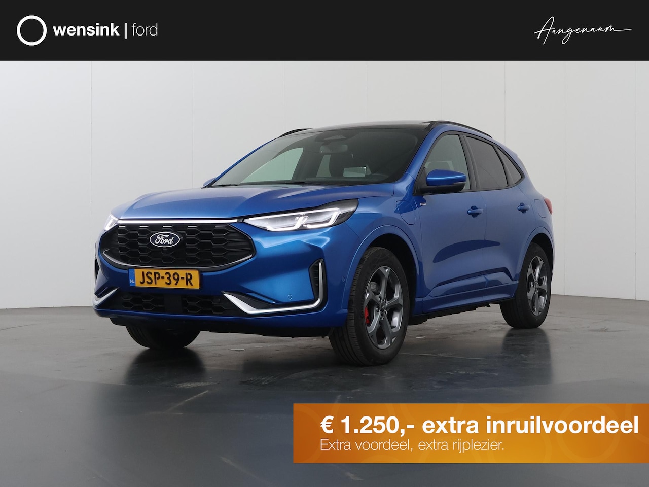 Ford Kuga - 2.5 PHEV ST-Line X | Elekt. inklapbare Trekhaak | Panoramadak | Winterpakket | Head Up | M - AutoWereld.nl