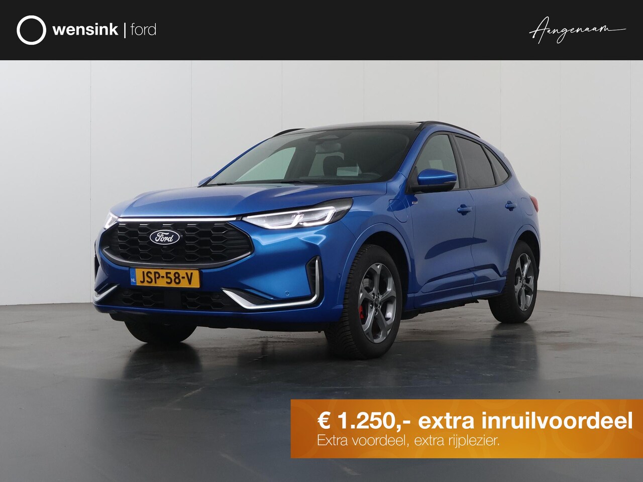 Ford Kuga - 2.5 PHEV ST-Line X | Elekt. inklapbare Trekhaak | Panoramadak | Winterpakket | Head Up | M - AutoWereld.nl