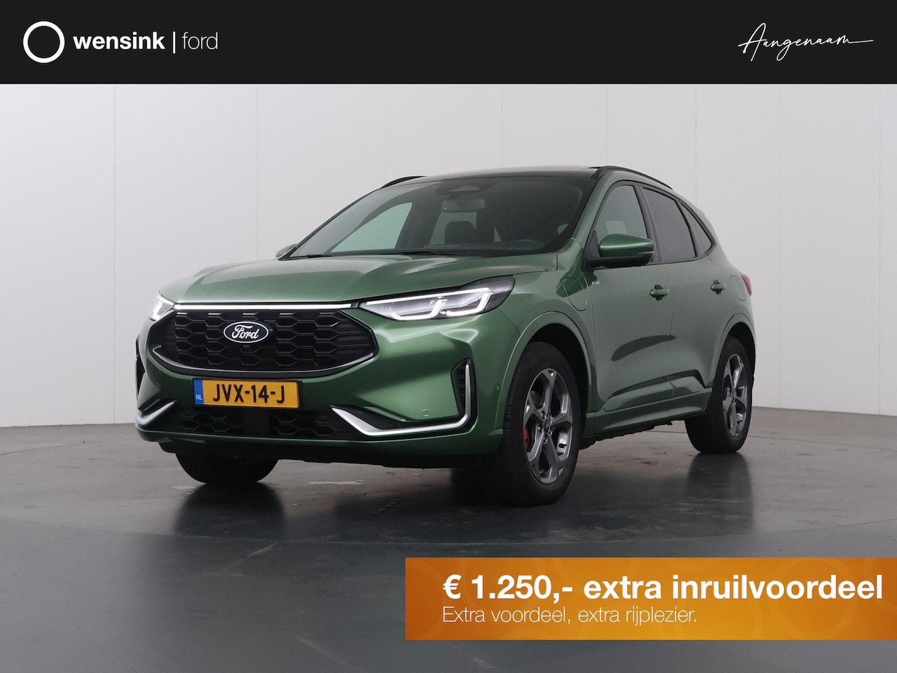 Ford Kuga - 2.5 PHEV ST-Line X | Elekt. inklapbare Trekhaak | Panoramadak | Winterpakket | Head Up | M - AutoWereld.nl