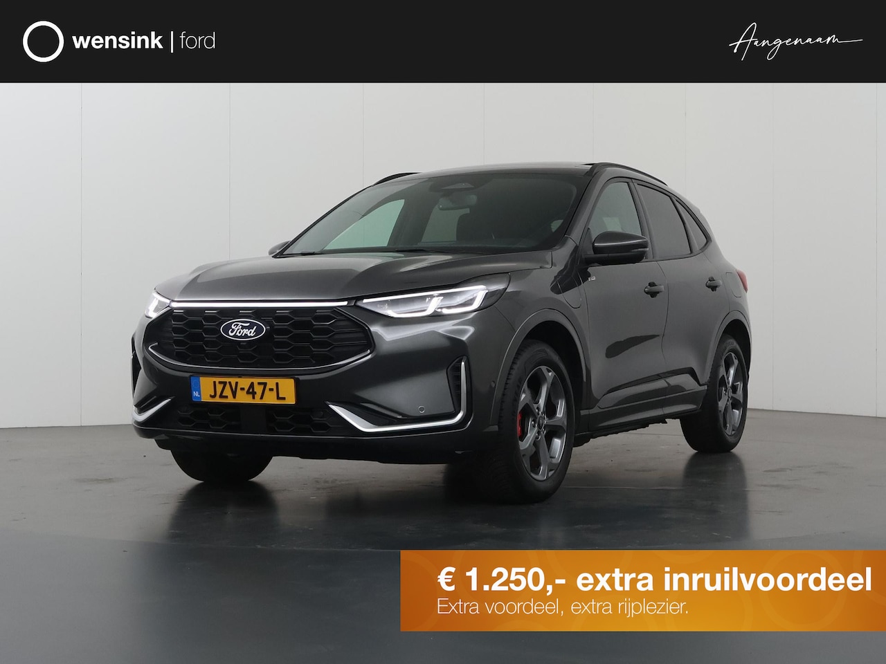 Ford Kuga - 2.5 PHEV ST-Line X | Elekt. inklapbare Trekhaak | Panoramadak | Winterpakket | Head Up | M - AutoWereld.nl