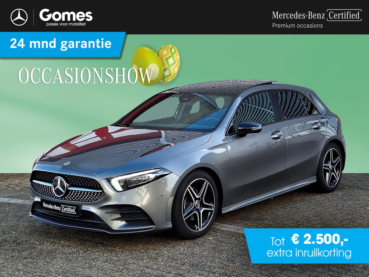Mercedes-Benz A-klasse - 180 Business Solution AMG | Panoramadak | Night pakket | Achteruitrijcamera | Memory pakke - AutoWereld.nl