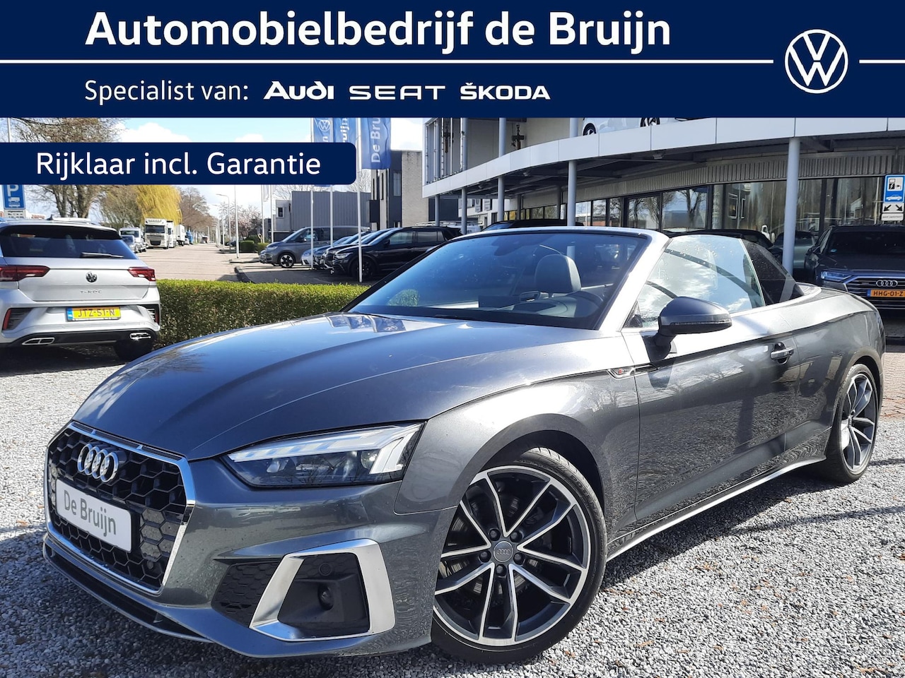Audi A5 Cabriolet - 40 TFSI 190pk Aut. 2x S-Line (Camera,Virtual,Acc,Nekverwarming) - AutoWereld.nl