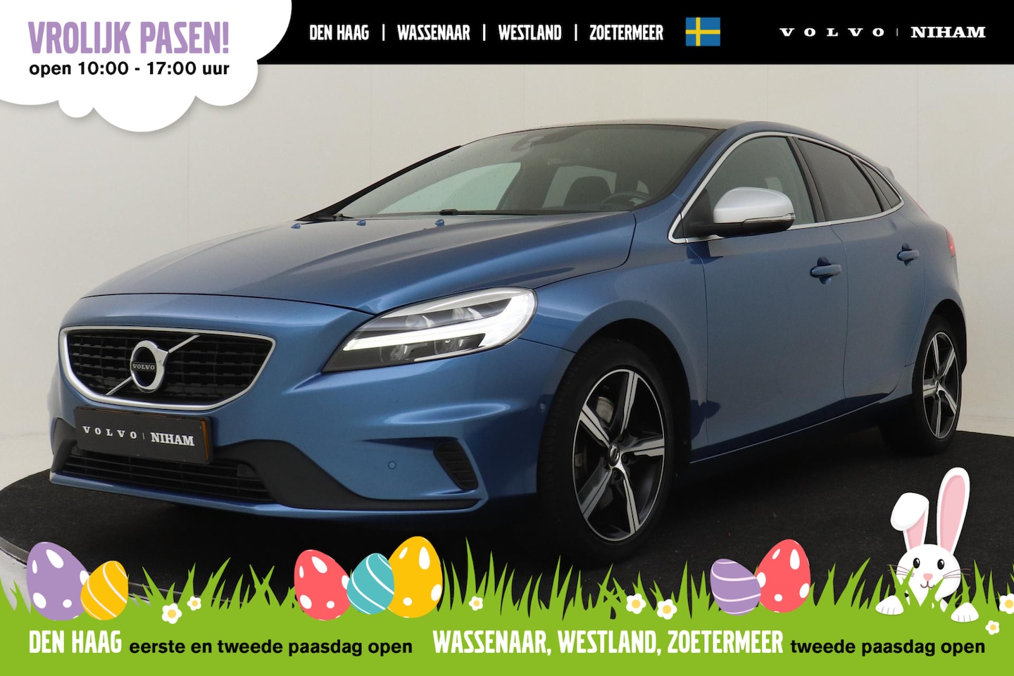 Volvo V40 - T3 AUT. POLAR+ SPORT -PANO.DAK|HARMAN/KARDON|KEYLESS|STANDKACHEL|PRIVACY.GLAS|CAMERA|AUT.P - AutoWereld.nl
