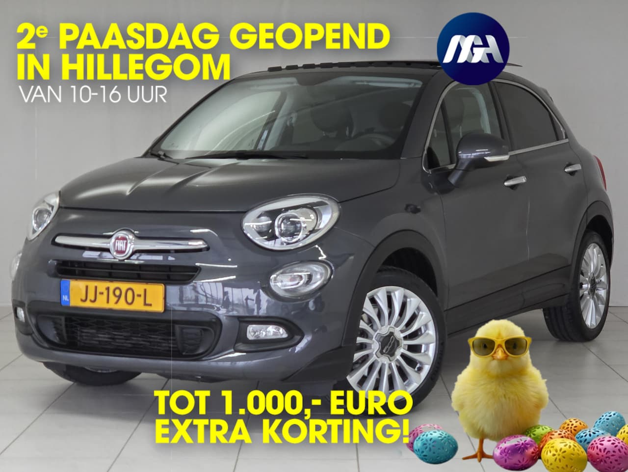 Fiat 500 X - 1.4 Turbo MultiAir Lounge | Schuif-Kanteldak | Navigatie | Cruise Control - AutoWereld.nl