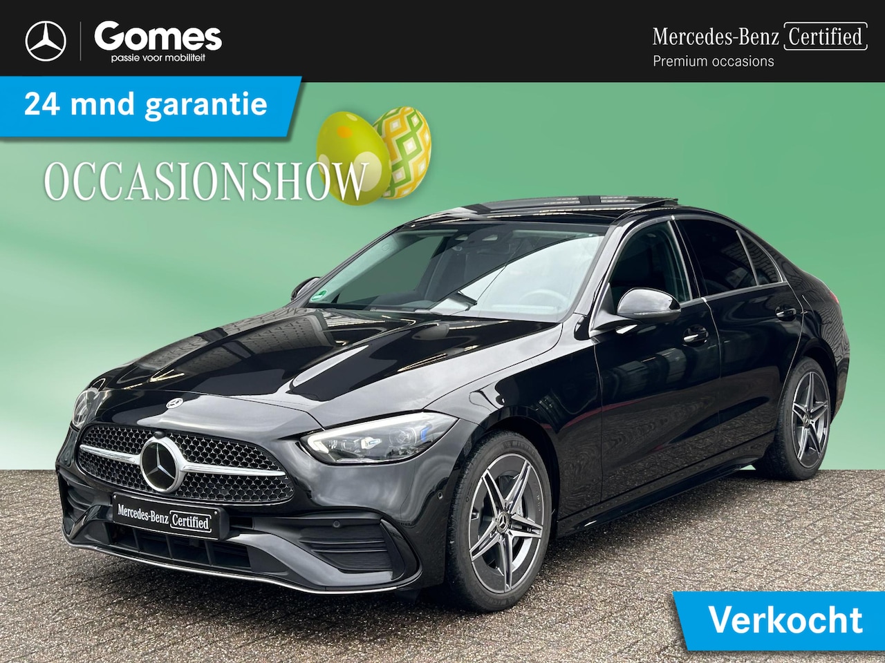 Mercedes-Benz C-klasse - 300 e AMG | Panoramadak | Rijassistentie + - AutoWereld.nl