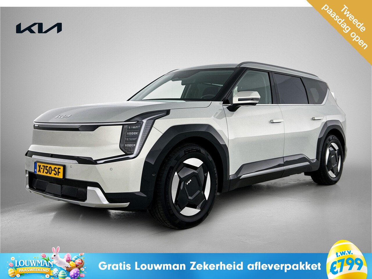 Kia EV9 - Launch Edition 99.8 kWh | Stuur/stoel-verwarming | HUD | Alarm | Trekhaak | 7-zits | Kia-p - AutoWereld.nl