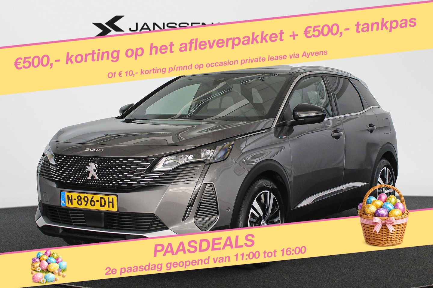 Peugeot 3008 - 1.6 HYbrid 225 GT Panoramadak Adaptieve cruise control Stoelverwarming - AutoWereld.nl
